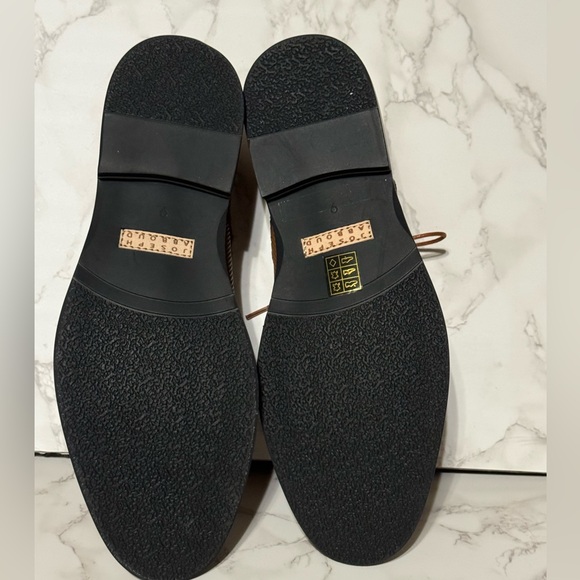 Joseph Abboud Brown Daytona Textured Oxfords - Size 9D - Picture 4 of 7